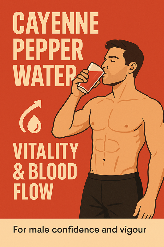 Boost Your Blood Flow: How Cayenne Pepper Water Enhances Male Vitality