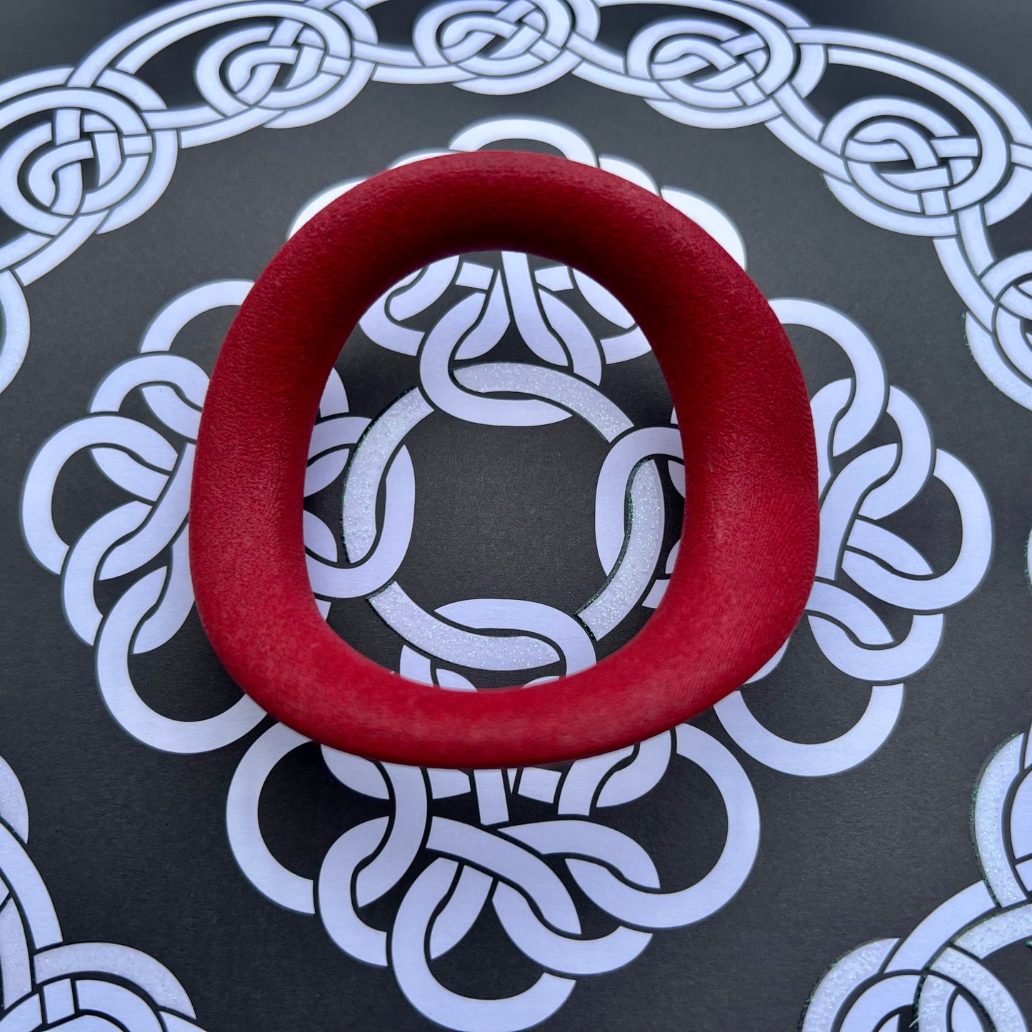 Versandbereit - JNada - Vigor Red Tumbled 50MM/1.97INCH