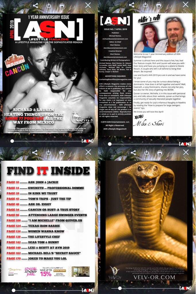 April Edition - ASN Lifestyle Magazing – Velv'Or