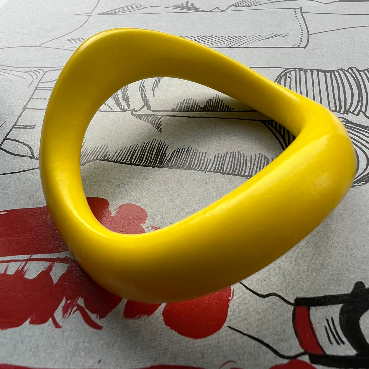 Ready to be Shipped - JNada - Yellow Polished 47.5MM/1.87INCH | Velv'Or