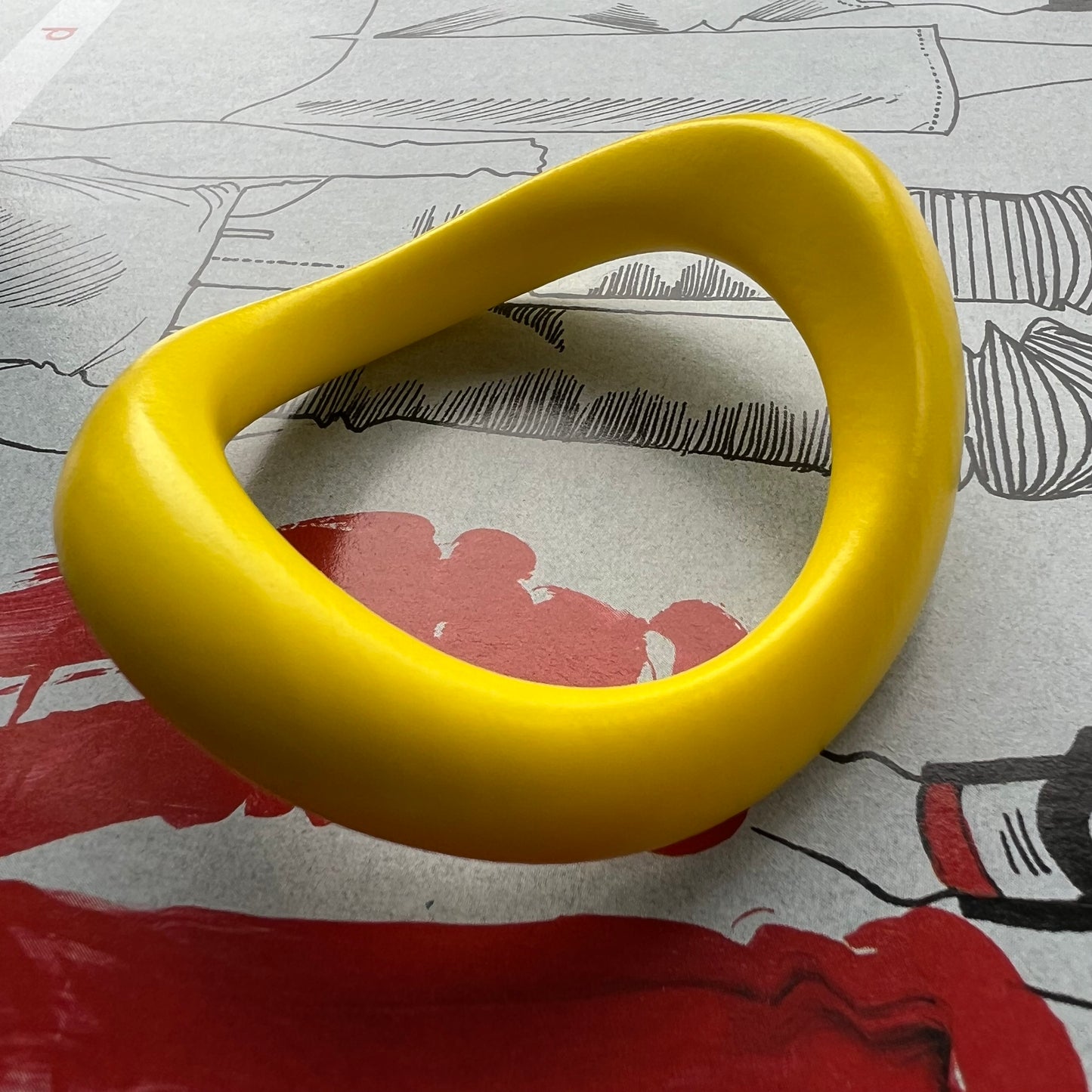 Ready to be Shipped - JNada - Yellow Polished 47.5MM/1.87INCH | Velv'Or