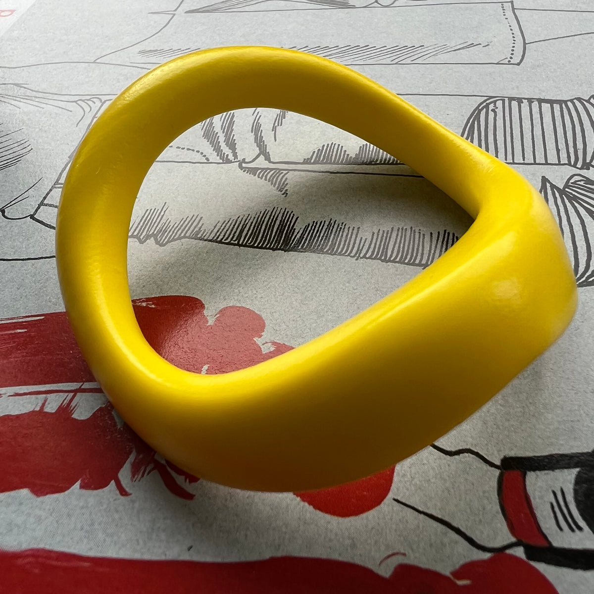 Ready to be Shipped - JNada - Yellow Polished 47.5MM/1.87INCH | Velv'Or