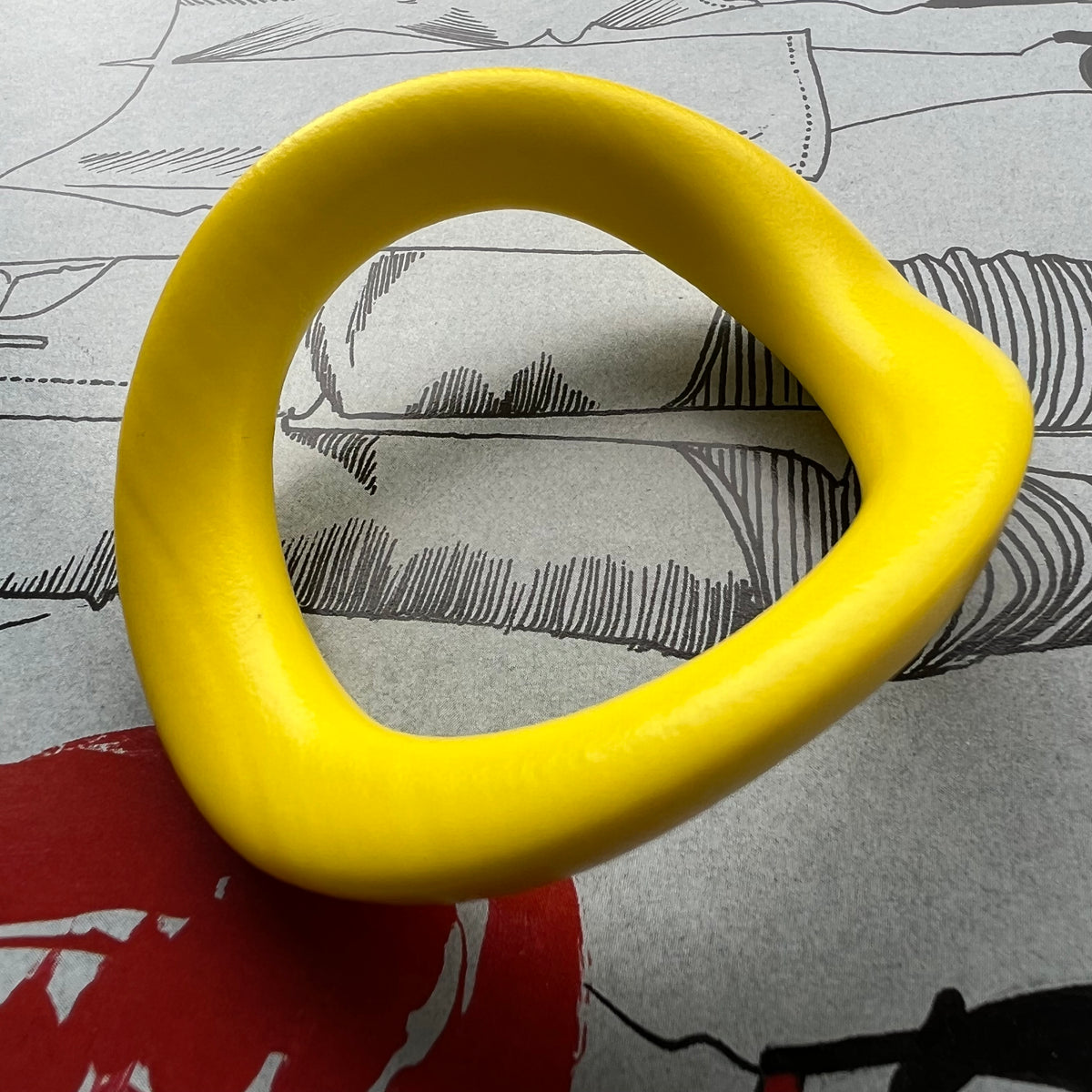 Ready to be Shipped - JNada - Yellow Polished 47.5MM/1.87INCH | Velv'Or