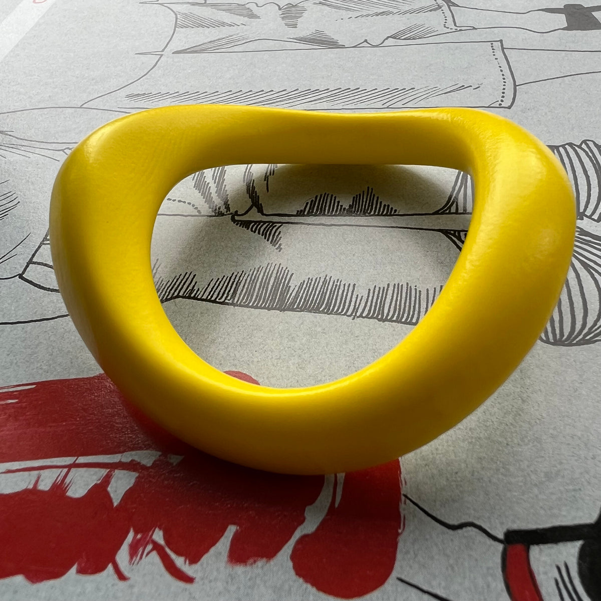 Ready to be Shipped - JNada - Yellow Polished 47.5MM/1.87INCH | Velv'Or