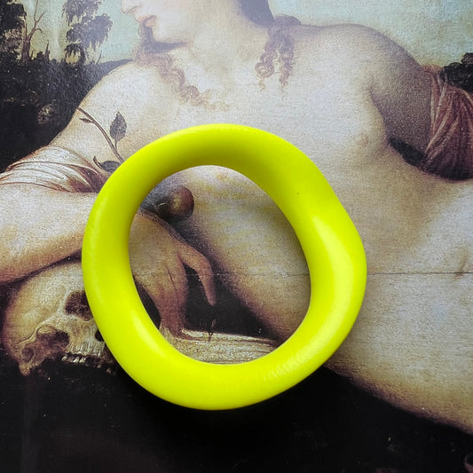 Ready to be shipped - JNada - Yellow Neon Polished 50MM/1.97INCH