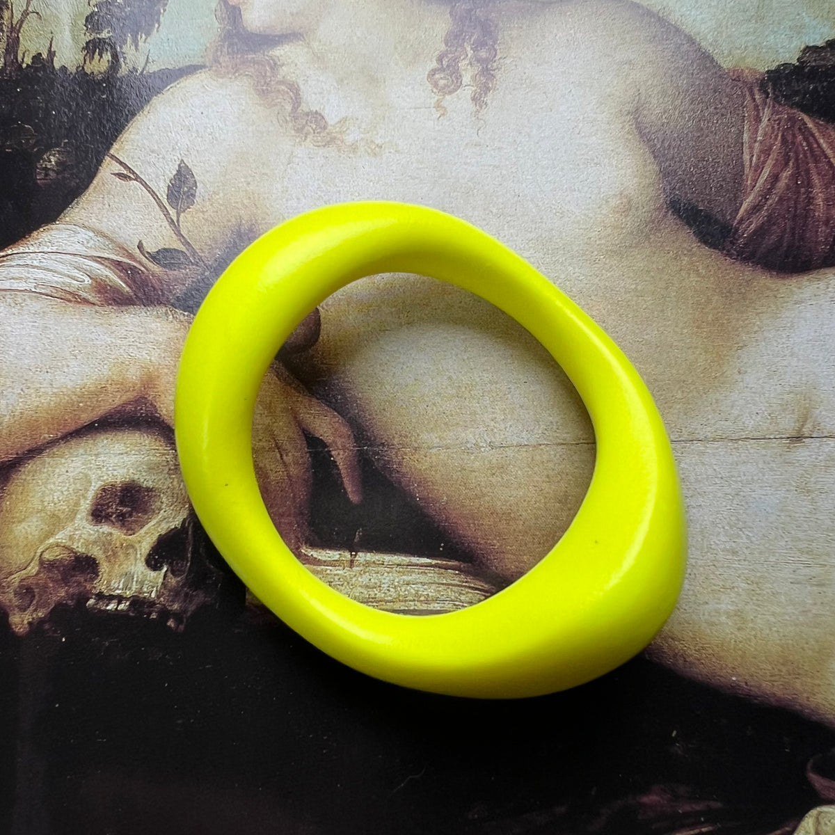 Ready to be shipped - JNada - Yellow Neon Polished 50MM/1.97INCH