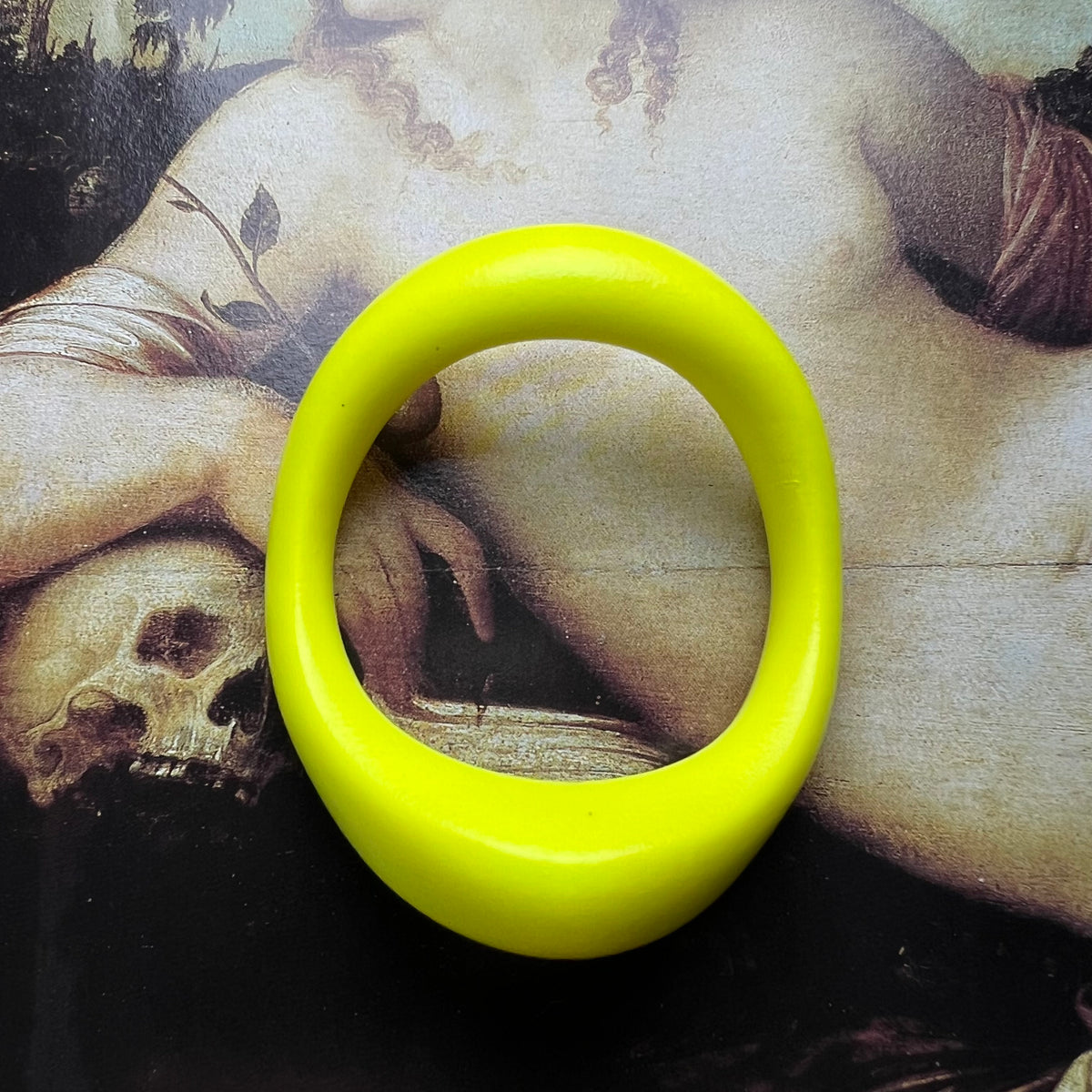 Ready to be shipped - JNada - Yellow Neon Polished 50MM/1.97INCH