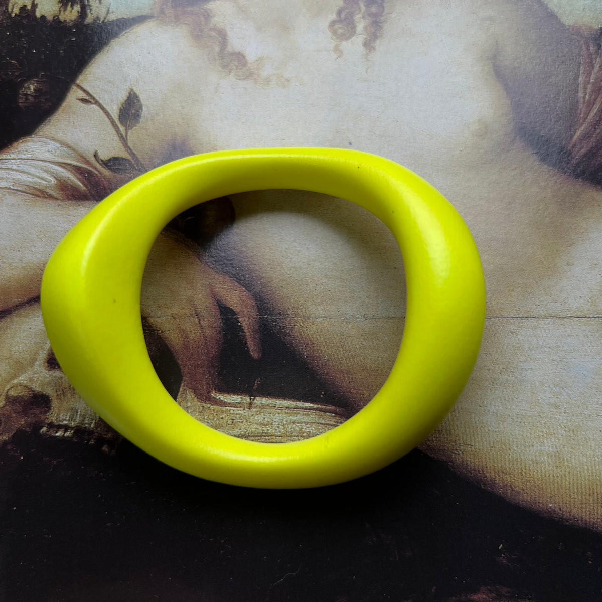 Ready to be shipped - JNada - Yellow Neon Polished 50MM/1.97INCH