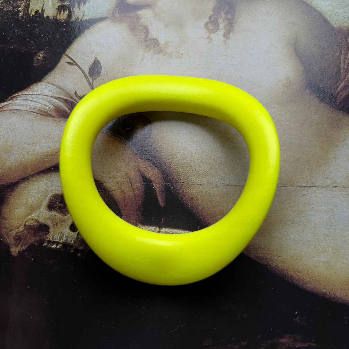 Ready to be shipped - JNada - Yellow Neon Polished 50MM/1.97INCH