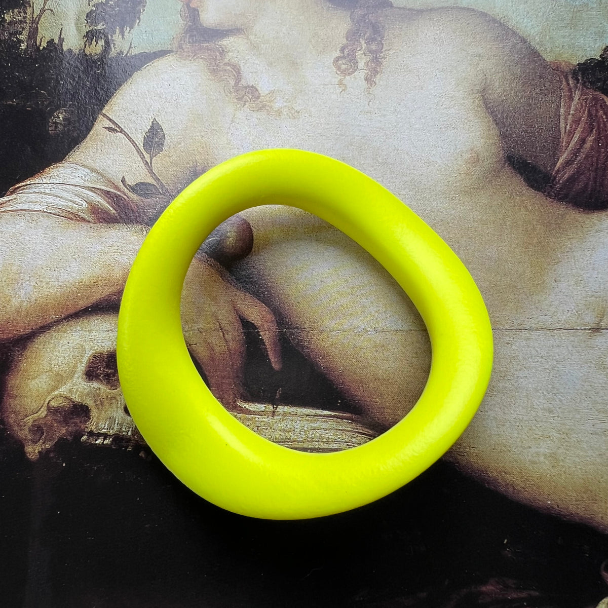 Ready to be shipped - JNada - Yellow Neon Polished 50MM/1.97INCH