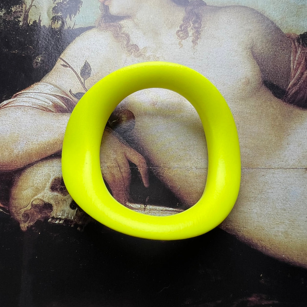Ready to be shipped - JNada - Yellow Neon Polished 50MM/1.97INCH