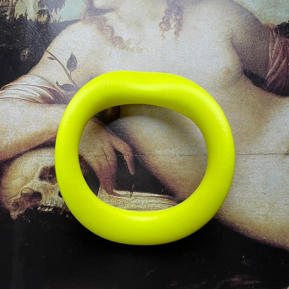 Ready to be shipped - JNada - Yellow Neon Polished 50MM/1.97INCH