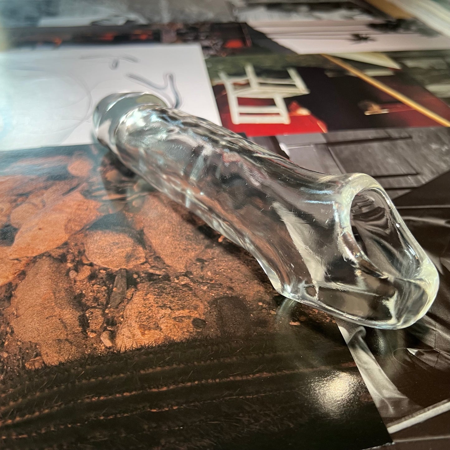 Penis Sleeve Clear Veins SAMPLE 204MM 42MM