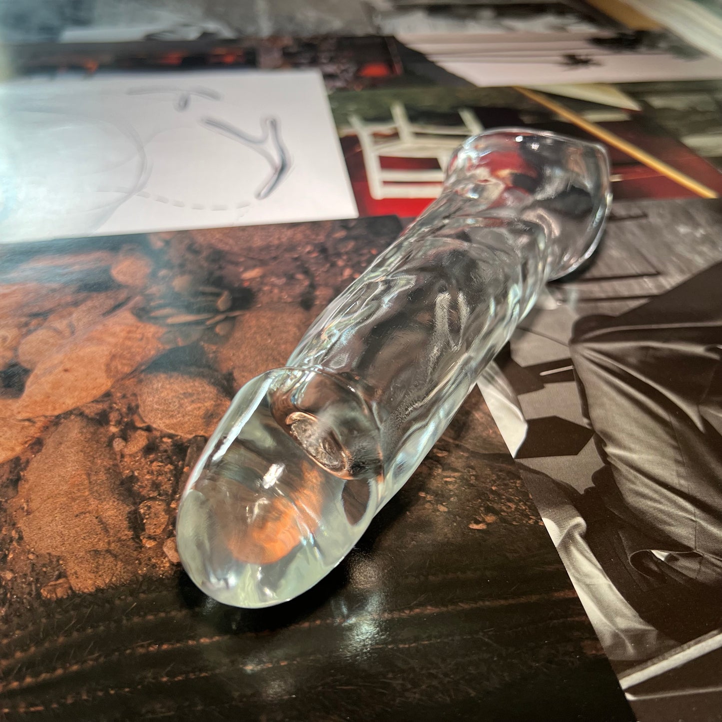Penis Sleeve Clear Veins SAMPLE 204MM 42MM