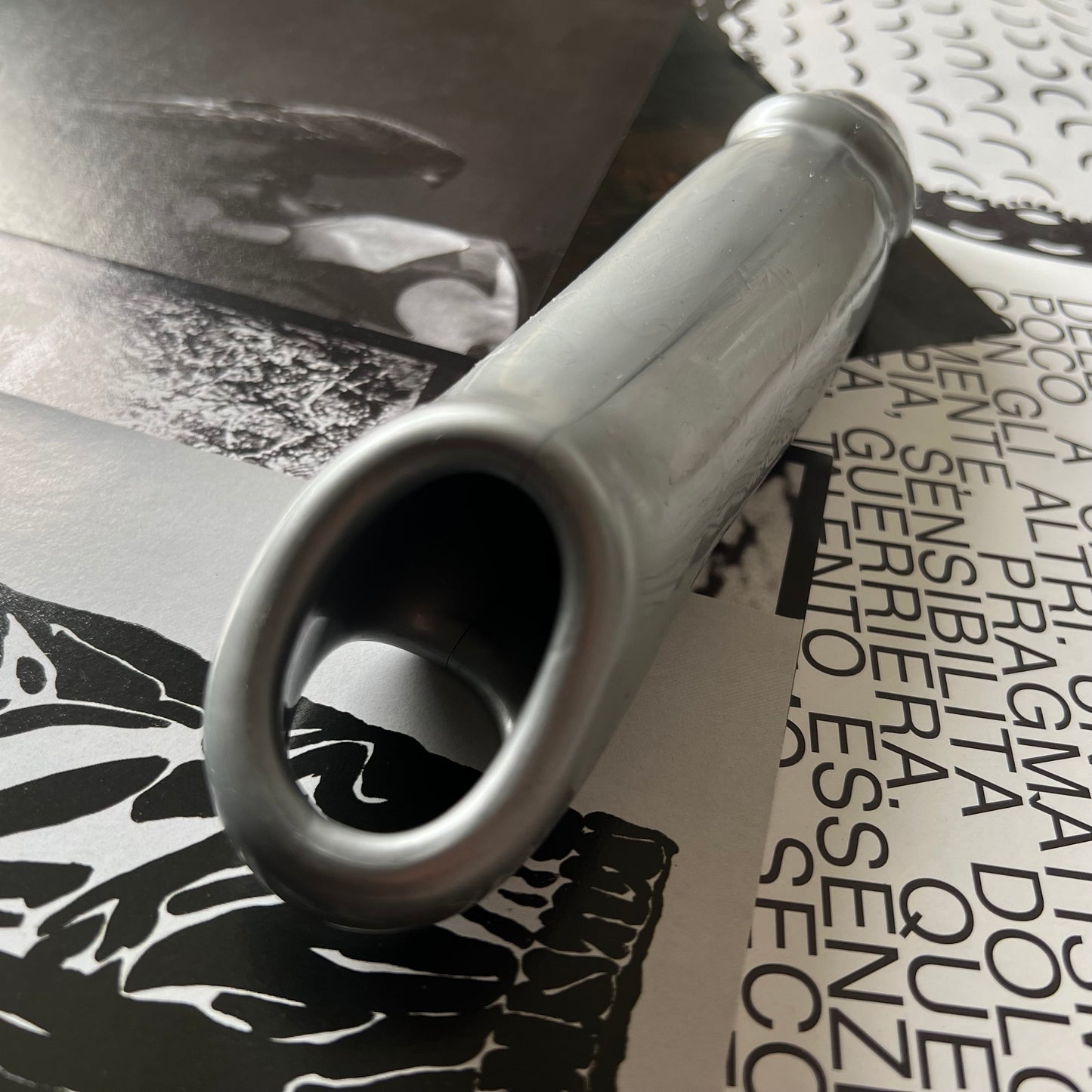 Penis Sleeve Grey SAMPLE 205MM 39.8MM