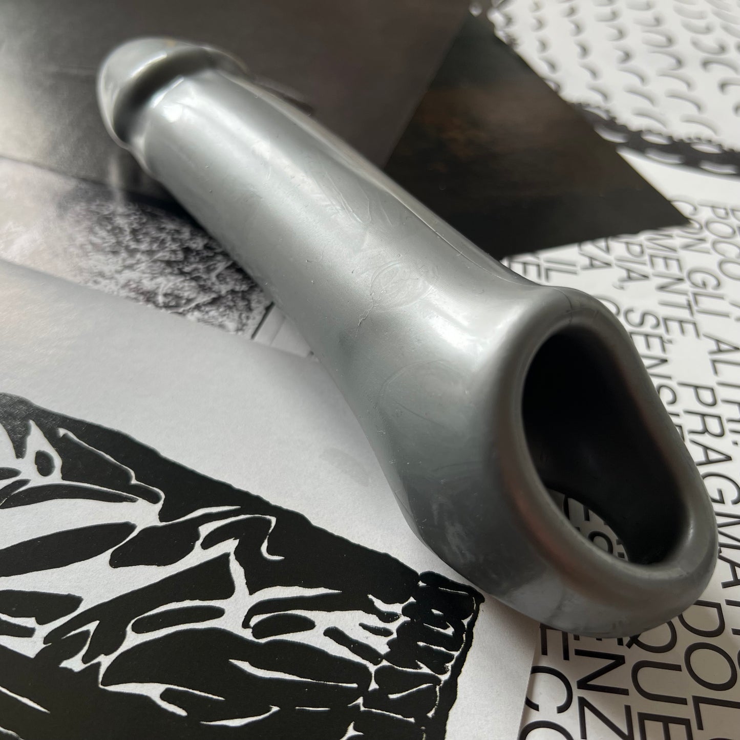 Penis Sleeve Grey SAMPLE 205MM 39.8MM
