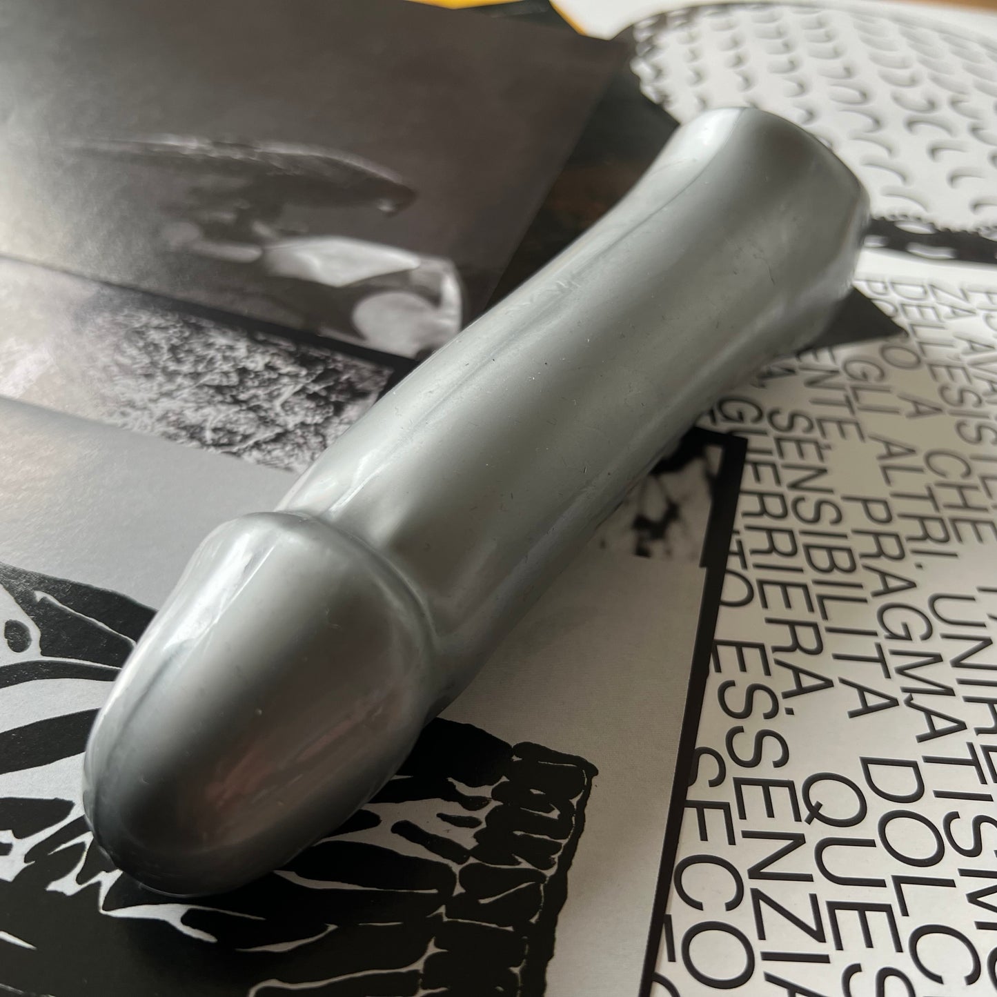 Penis Sleeve Grey SAMPLE 205MM 39.8MM