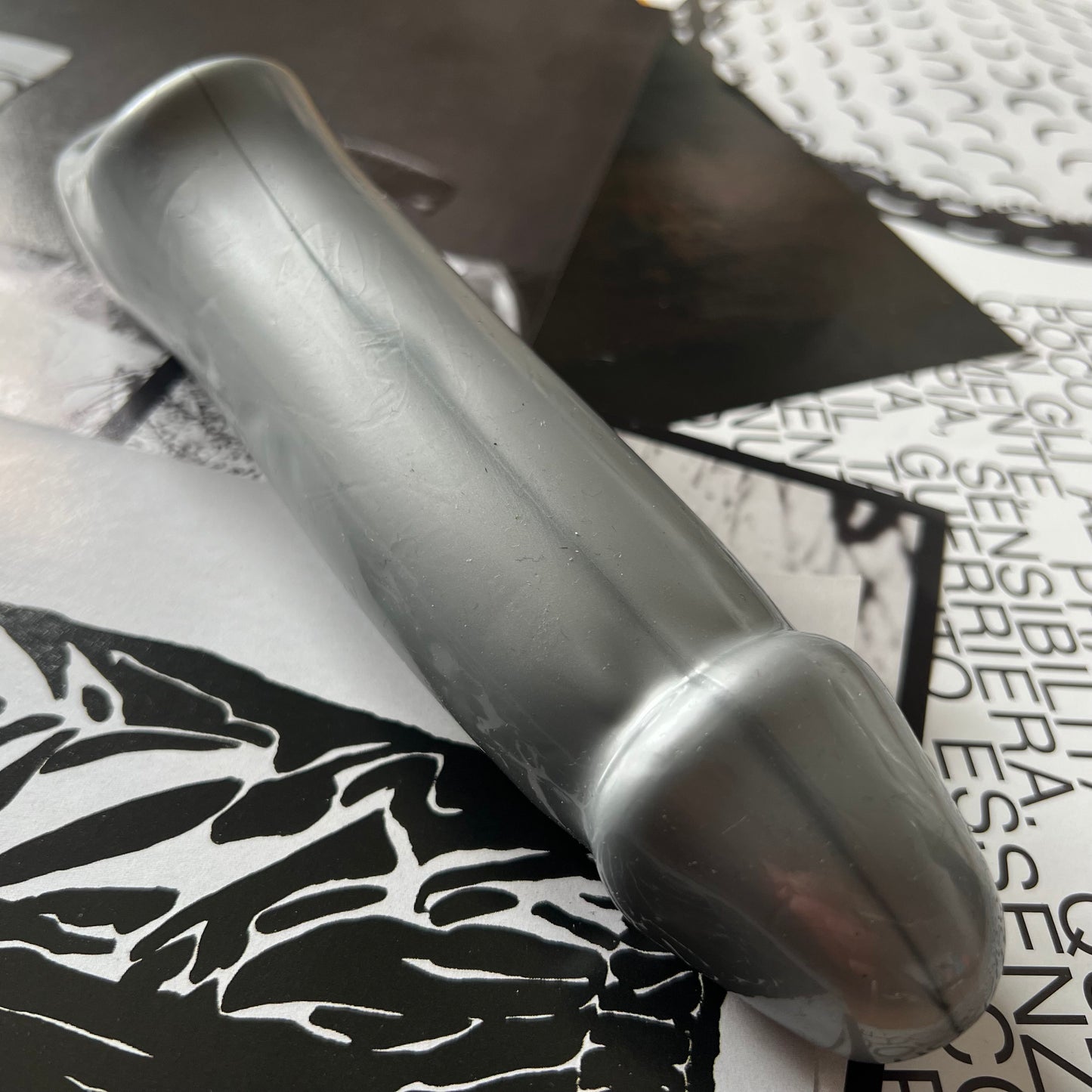 Penis Sleeve Grey SAMPLE 205MM 39.8MM