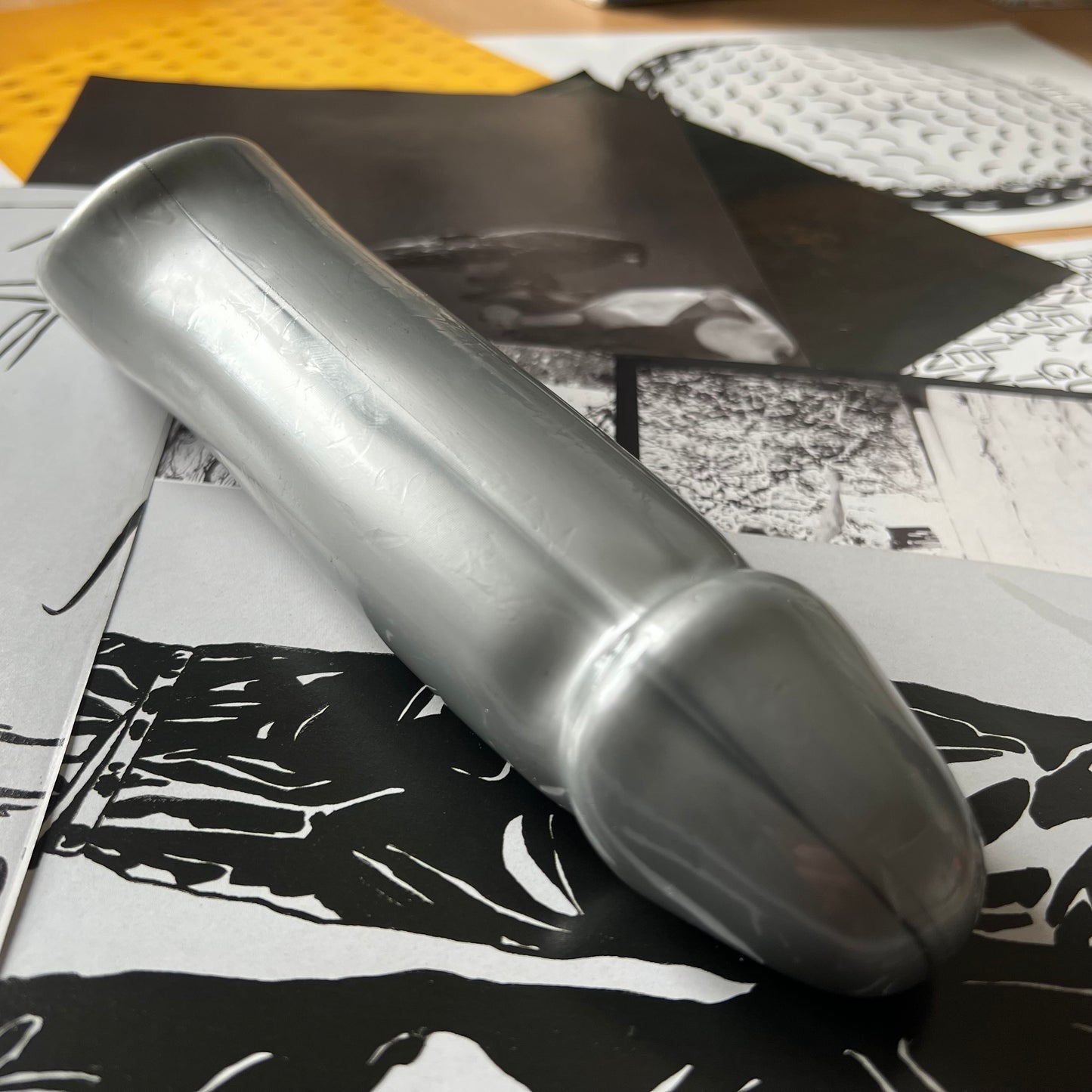 Penis Sleeve Grey SAMPLE 236MM 45.6MM