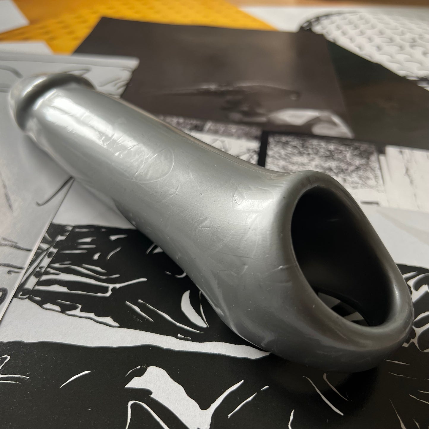 Penis Sleeve Grey SAMPLE 236MM 45.6MM