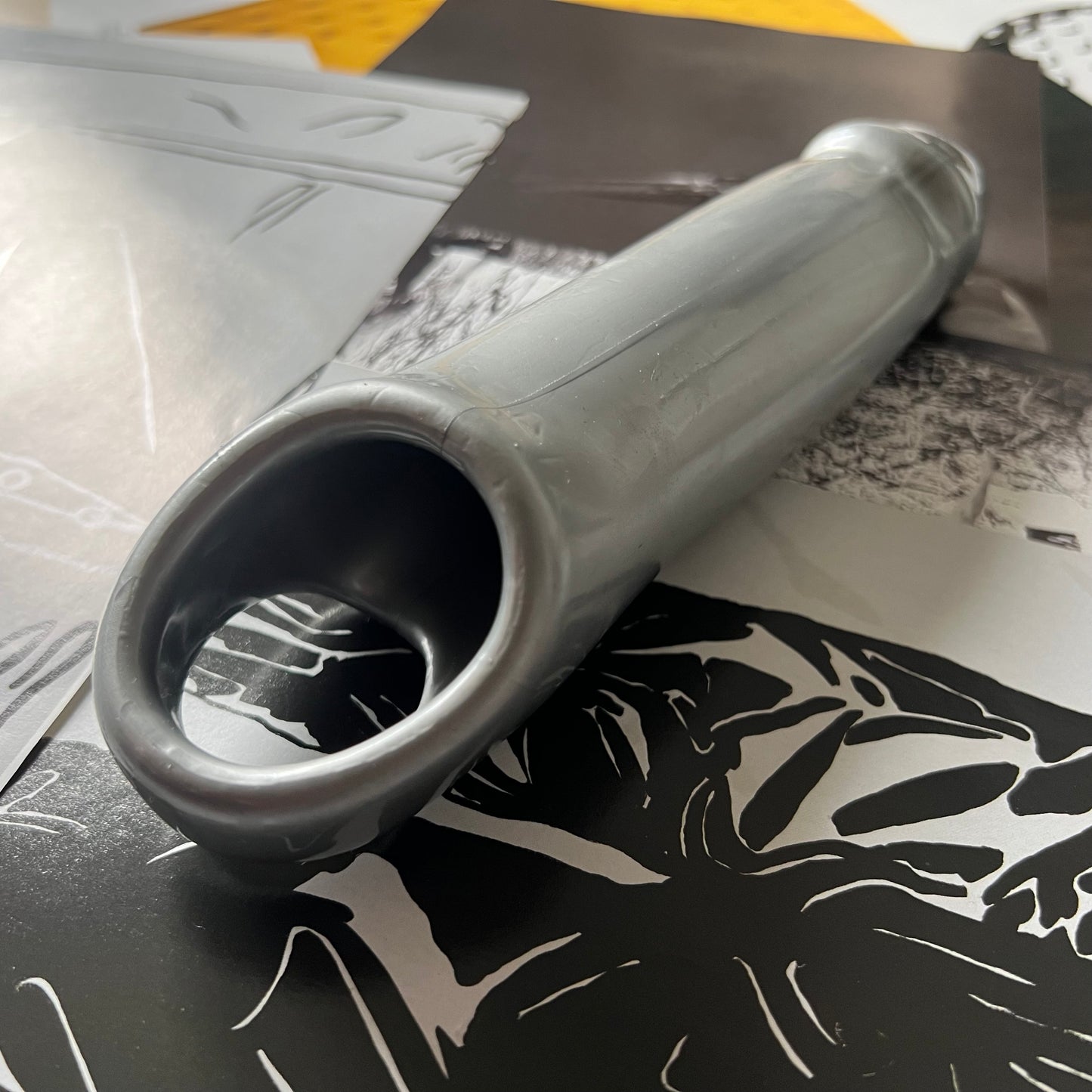 Penis Sleeve Grey SAMPLE 236MM 45.6MM